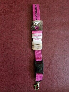 Duck Commander Pink Lanyard Key Holder Keychain Quick Release Buckle Dynasty